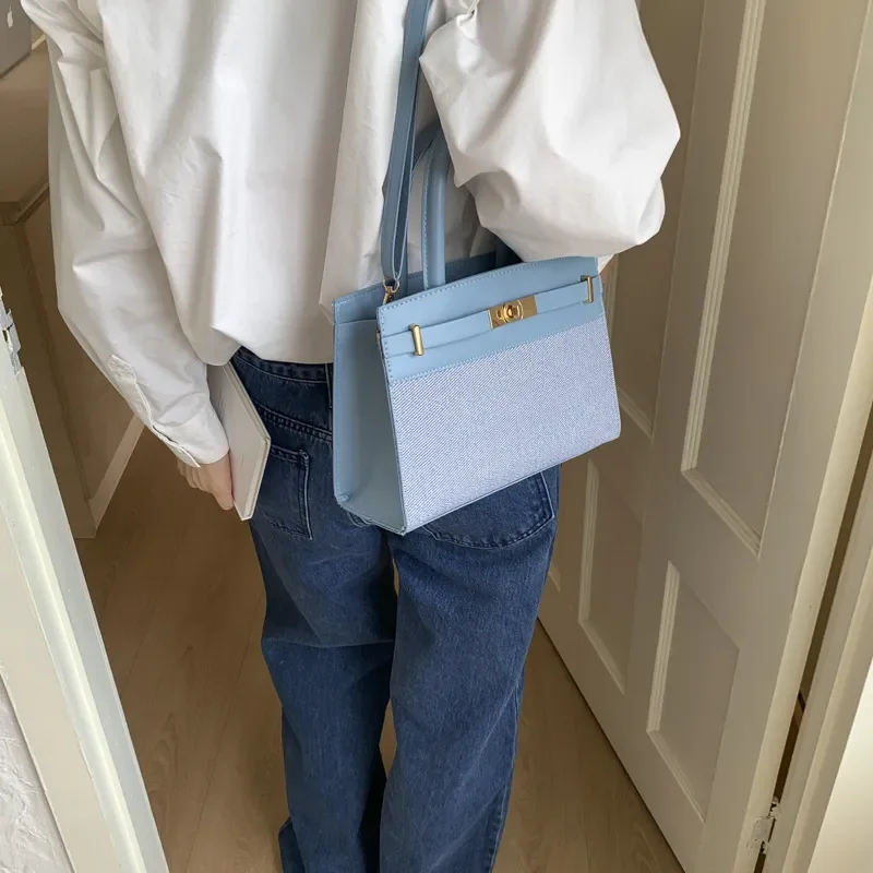 Small Square Bag Soft Leather High End Fashion Shoulder Bag Messenger Handbag For Women Spring Summer 2025 New Style Ins view 2