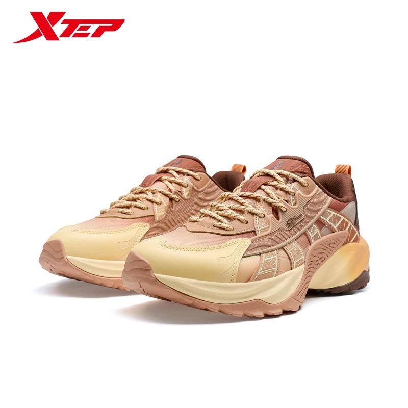 Xtep Flame 5.0 Casual Shoes For Men 2024 Winter Stability Sports Shoes Trendy Retro Comfortable Sneakers 976419320046