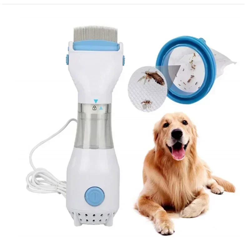 Pet Electric Lice Grabber Comb Multifunctional Physical Flea Removal Killer Brush for Cats Dogs Hair Cleaner Lice Remover Comb