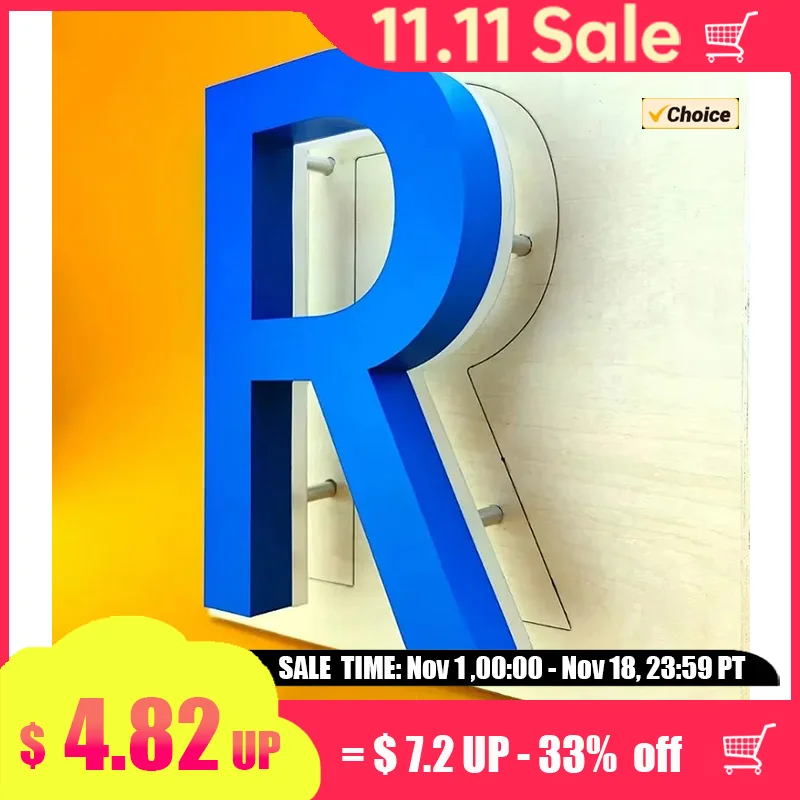 SY-1624 Aluminum Back Light-emitting Characters Installation Leg Screw Advertising Word Support High-footed Acrylic Embedded Nut