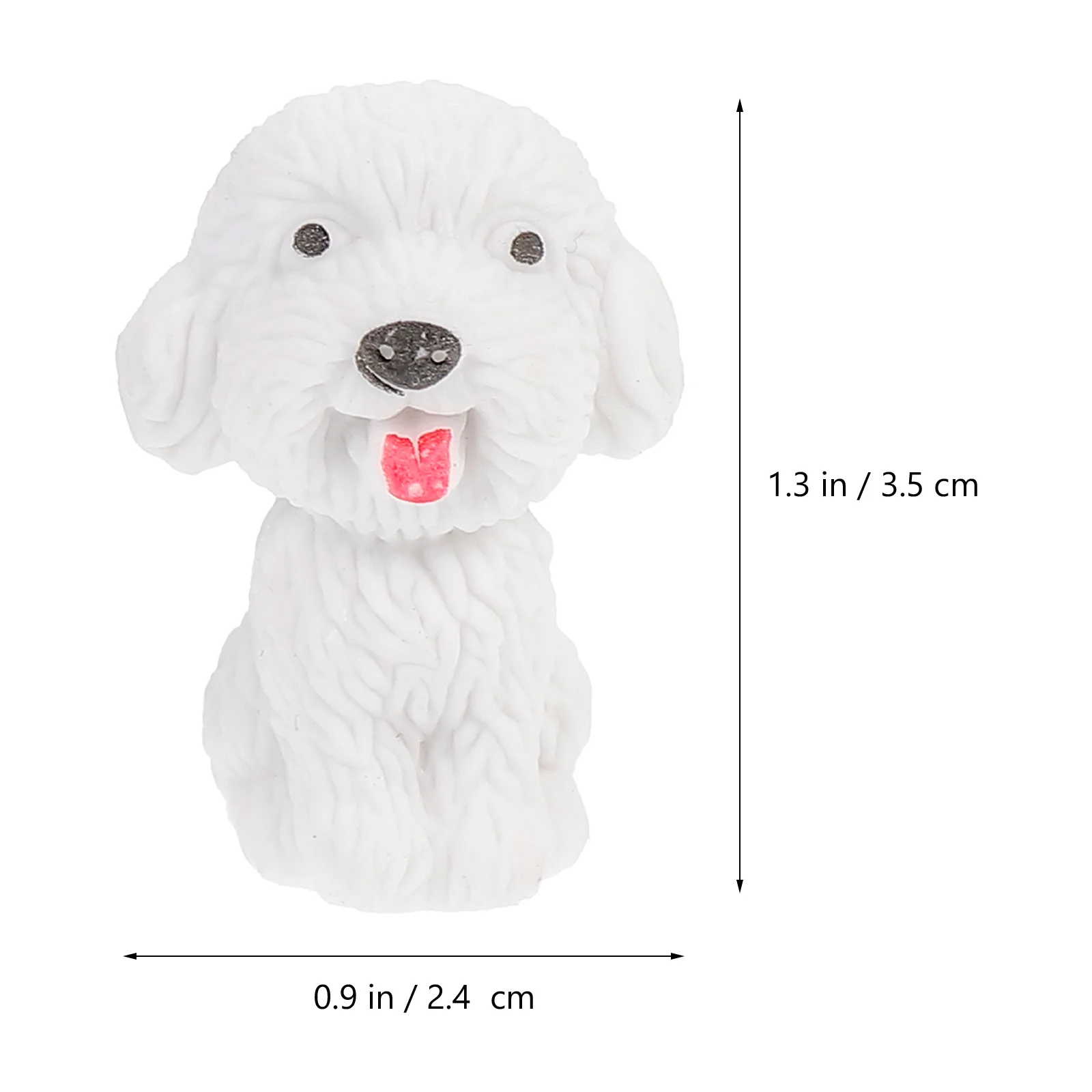 20 шт., ластики для карандашей для собак, мини-резина для детей, школьные канцелярские принадлежности, декор для классной комнаты, студенческий подарок, разные цвета