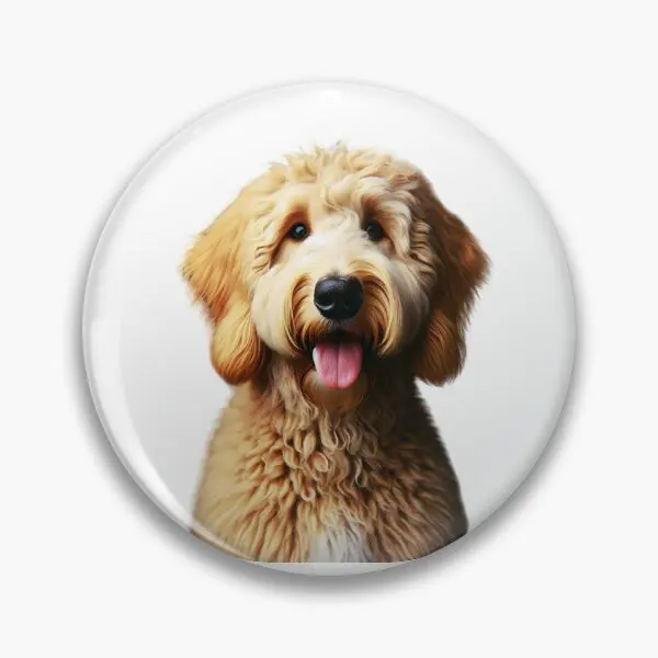 

Goldendoodle собака мягкая Кнопка булавка лацкан булавка для влюбленных модная брошь мультфильм женщины подарок одежда Смешные ювелирные изделия декор милый металл