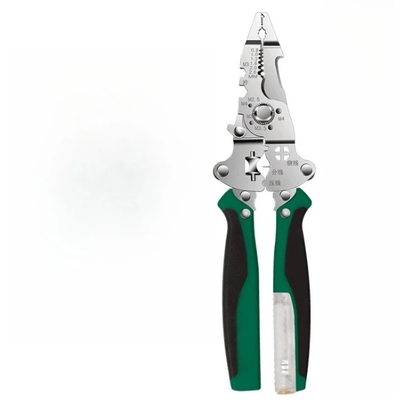 

Multifunctional electrician Peeling pliers Winding and distributing utility Industrial grade