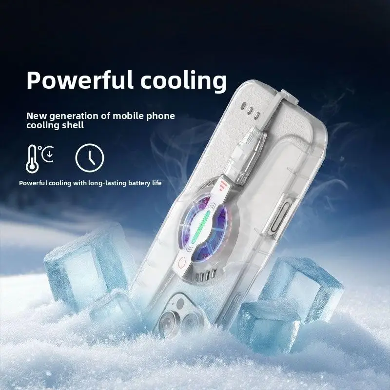 Cooling Case for Apple iPhone 16 Pro Max; Mobile Phone Cooler for iPhone 15/15PRO/15PROMAX/16/16PRO/14/13 view 4