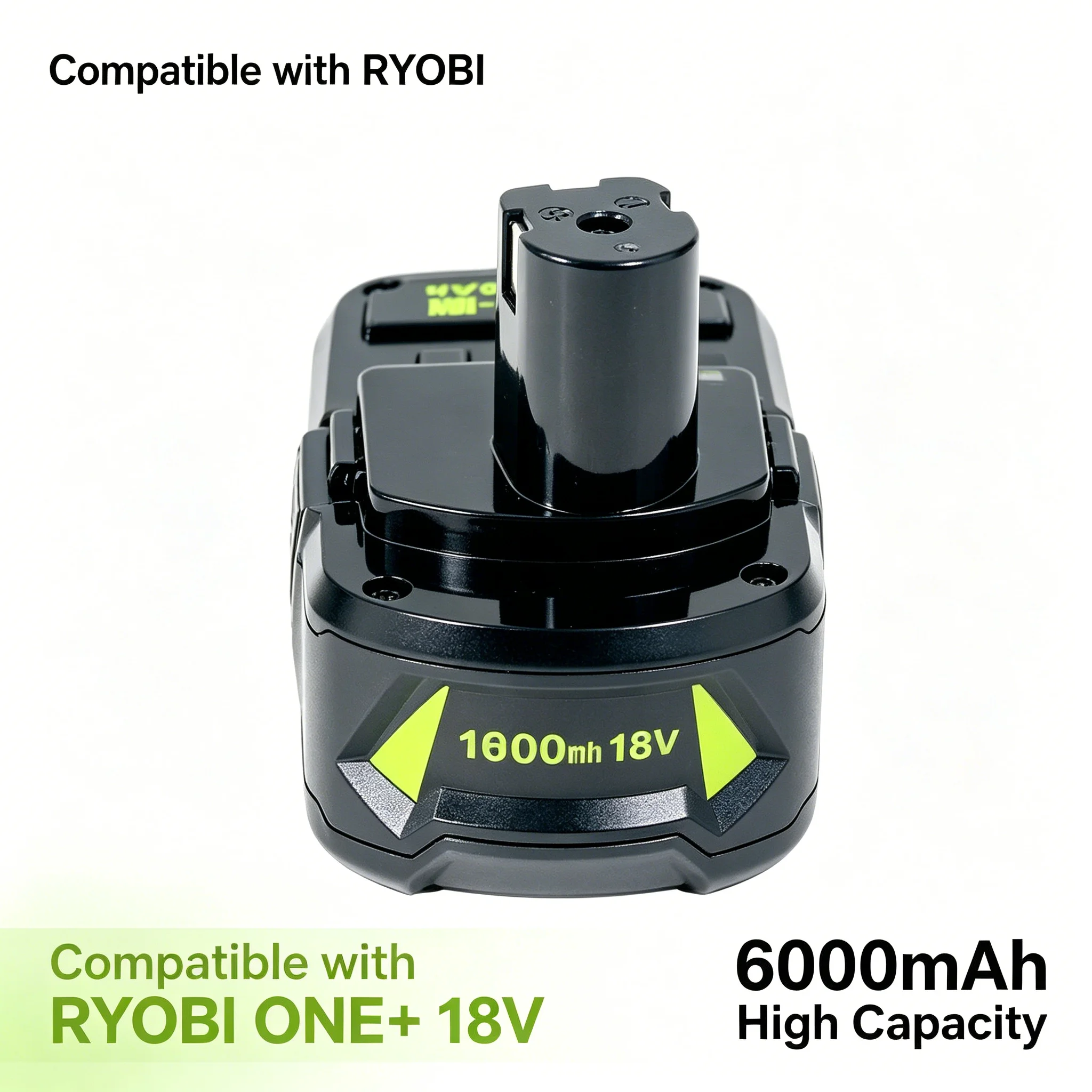 18V Li-ion Battery For RYOBI One+ (P108/P107/P104) 6000mah Options EU/UK/USA Stock Compatible With For RB18L50/RB18L20