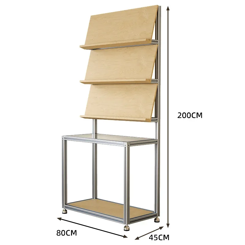 

Shop display case glass, multi-layer rack, chest aluminum, shelf floor storage rack