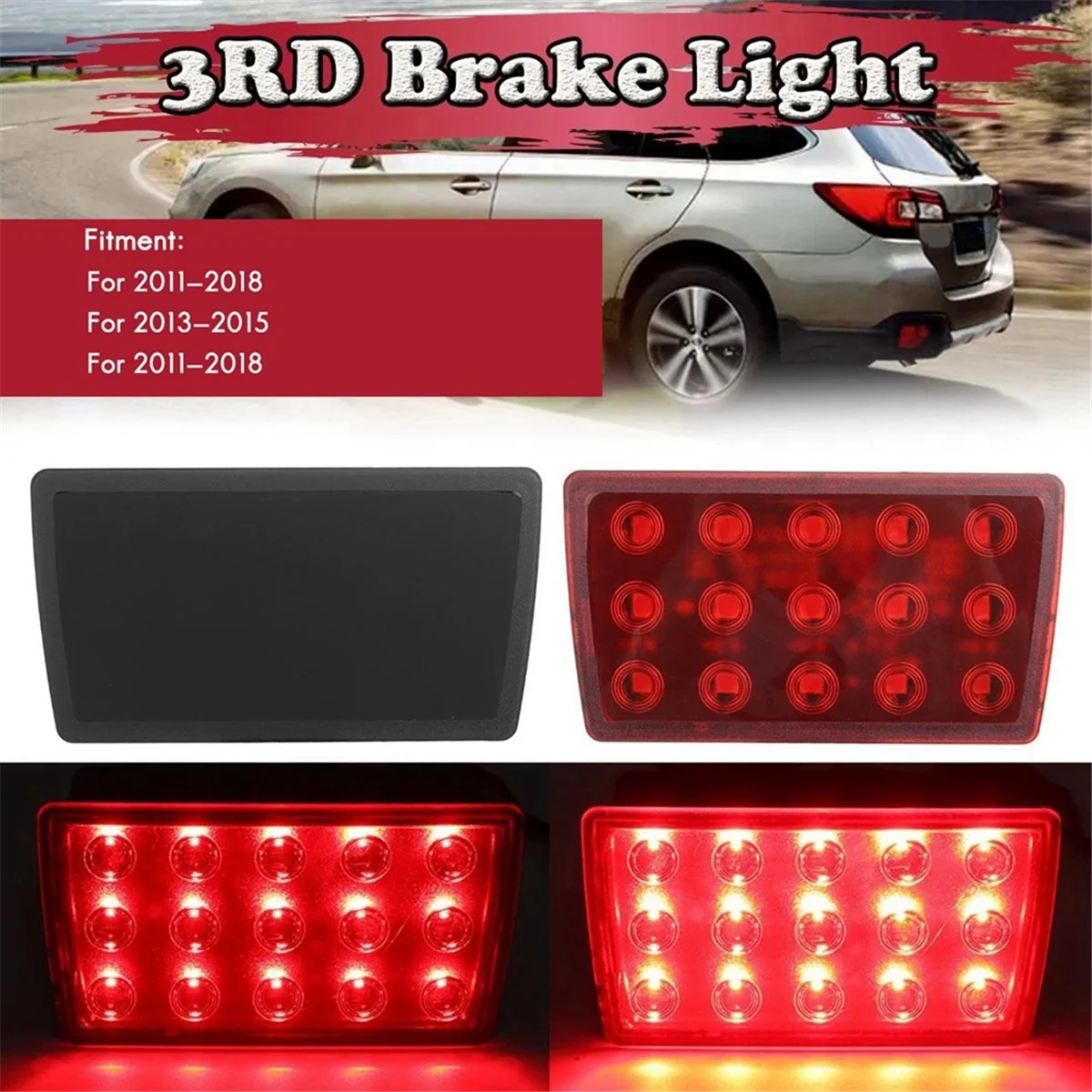 Car LED Rear Bumper Brake Lights Rear Fog Lights Rear Reflector Lights for Subaru XV Crosstrek Impreza WRX 84913FG420