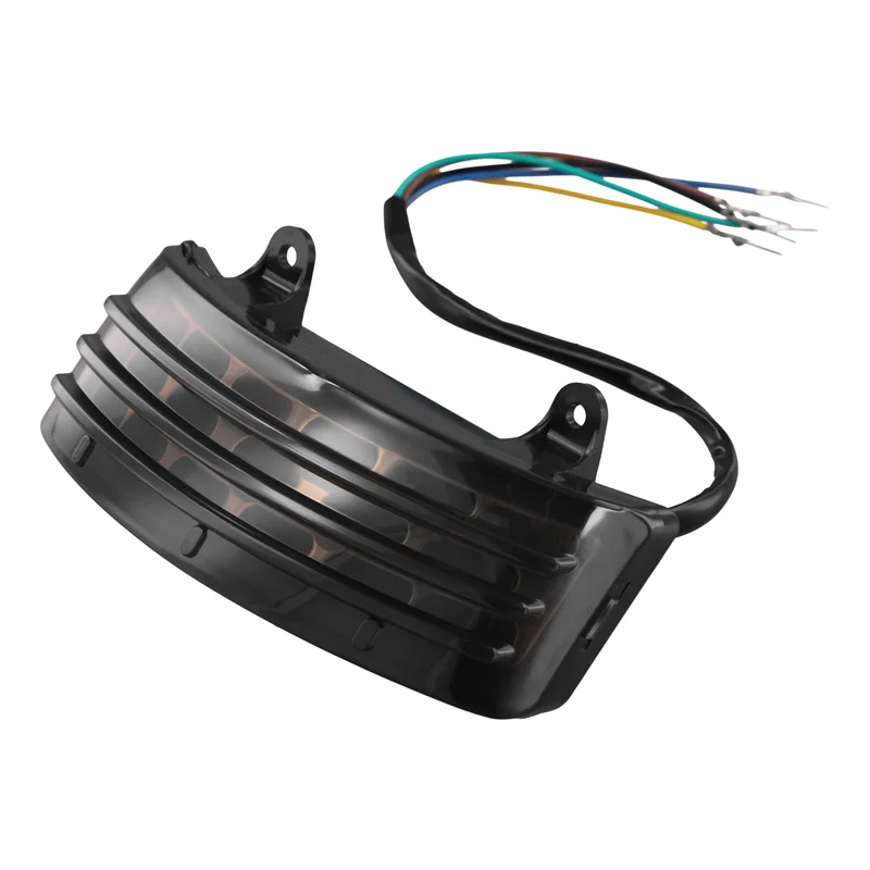 A20K-LED luz de freio traseira traseira com fio fender ponta para touring série 2008-2013 street glide road glide motocicleta accessori