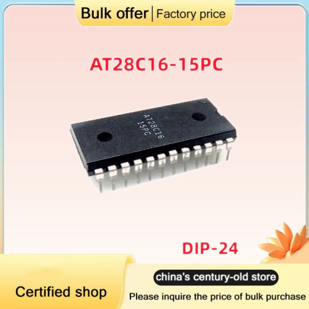 

5PCS AT28C64B AT28C16B-15PC DIP-24 Original Memory IC Chip Lot