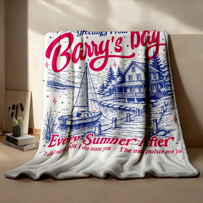 Every Summer After Barry's Bay Cozy Blanket, Sam and Percy Inspired Warm Blanket, Romance Book Movie Soft