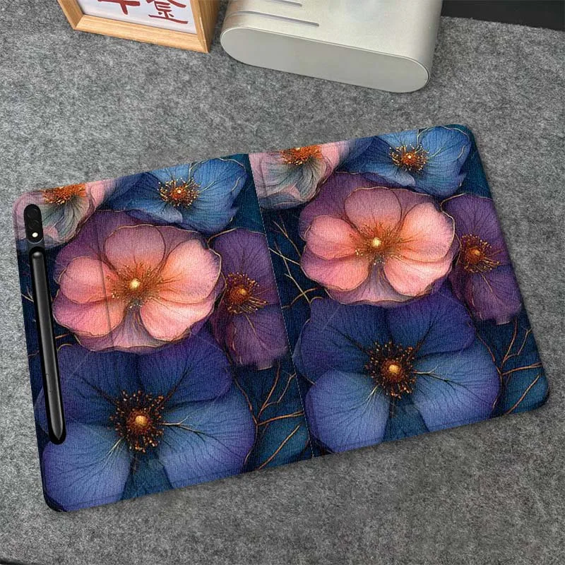 

Beautiful Flower Luxury For Samsung Galaxy Tab S10 S9 S8 S7 FE Lite Soft Flexible Support Tablet Case Gift