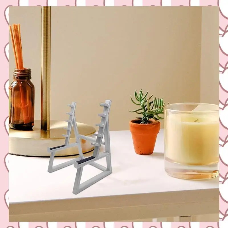 HHTL Squat Rack Pen Holder Fun For Office Funny Pen Holder For Men Desk Mini Pen Organizer (1 Bar With 4 Weight Plate) Easy To U