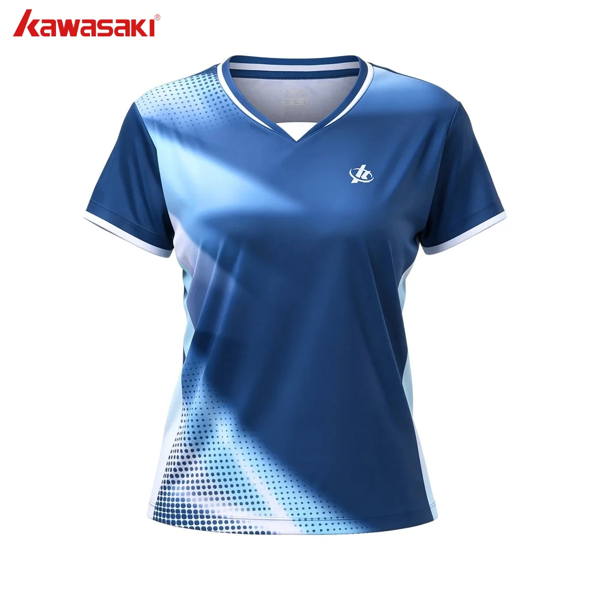 Kawasaki Women Professional Badminton Wear Table Tennis Short-sleeved National Team Competition Uniform Quick-absorbent T-shirt