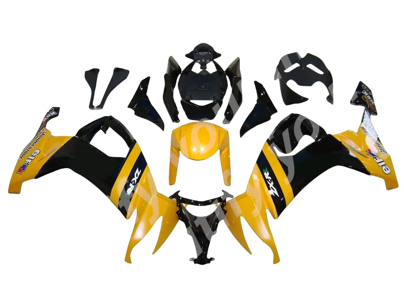 

Black Yellow Fit For Kawasaki Ninja ZX10R 2008 2009 2010 Motorcycle Injection fairings ninja zx10r 08 09 10