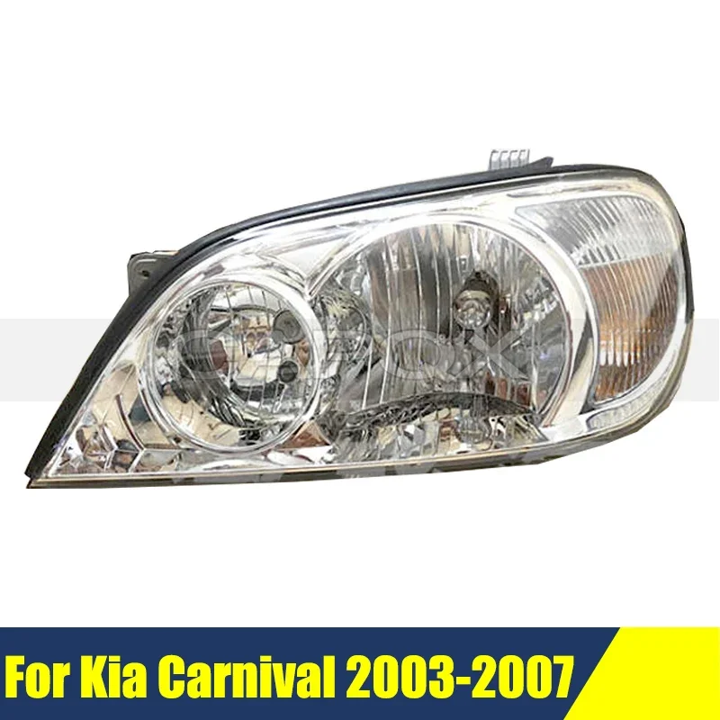 

Front Bumper Headlight Headlamp For Kia Carnival 2003-2007 Head Light Head Lamp