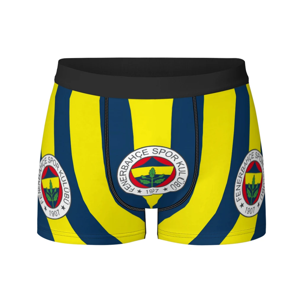 fenerbahce 1907 Coffee Boxer Men's Panties Underpants Male  Breathable Man Boxershorts Underwear For Men