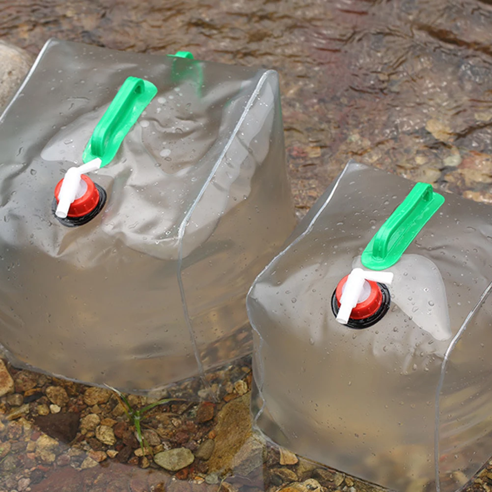 

20 L Portable Bucket Container Hiking Camper Outdoor 20L Pouch Foldable Water Hydrated Travel