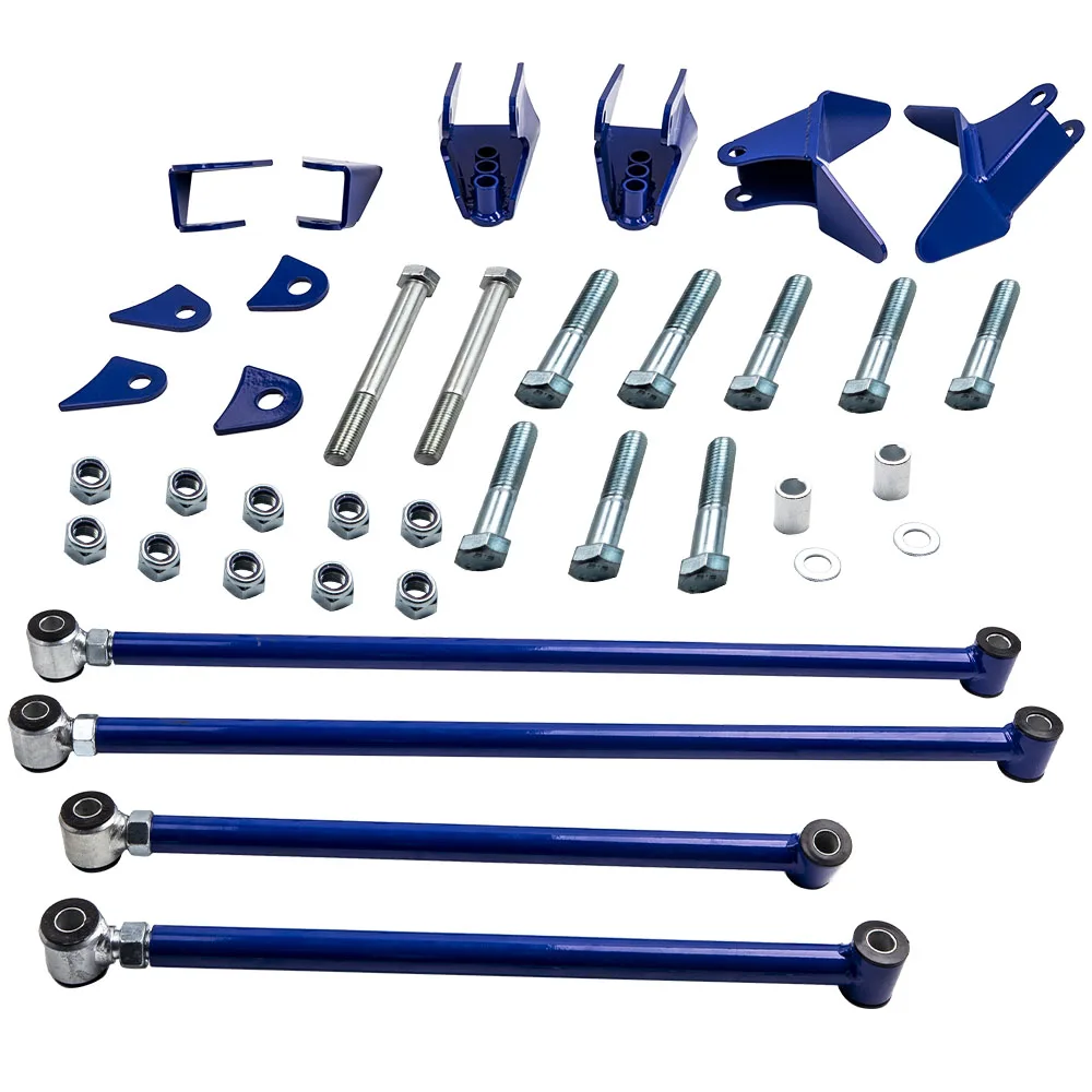 Triangulated 4 Link Kit Suspension For Chevrolet S10 Base Standard 1994-2004