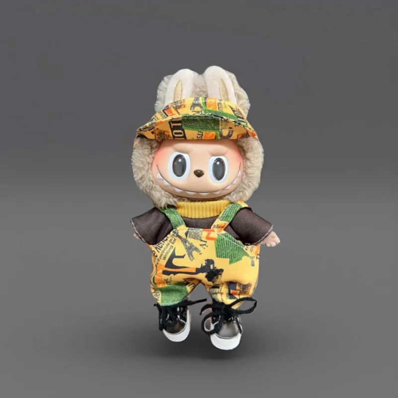 ミニ人形アクセサリー 17 センチメートル Labubu 服 V1 V2 衣類アクセサリーセットギフト