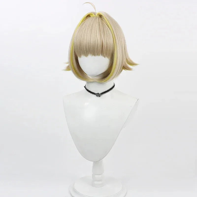 

CyNIKKE The Goddess of Victory Elegg Косплей Парик Короткие синтетические волосы Термостойкие Хэллоуин Ролевые игры + Кепка для парика