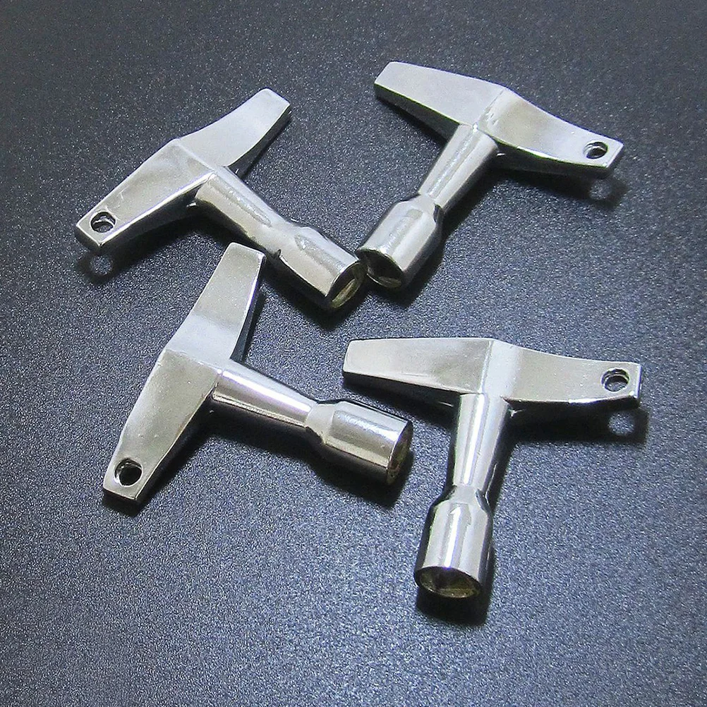 

4pcs Keys Aluminum Alloy Key For Acoustic Drum Set Maintenance Lightweight Durable Tool Drum Accessories
