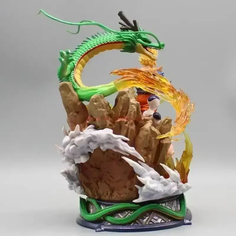 Nuevas figuras de Dragon Ball Z de 23cm, Son Goku Frieza Shenron, figura de Anime, estatua de Super Saiyan Frieza, muñeca modelo de Pvc, regalos de navidad