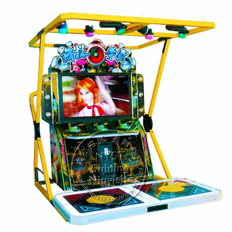 Factory Price Two Players Music Dancing Game Teenagers Adults Amusement Park Indoor Sport Coin Operated Simulator Arcade Machine