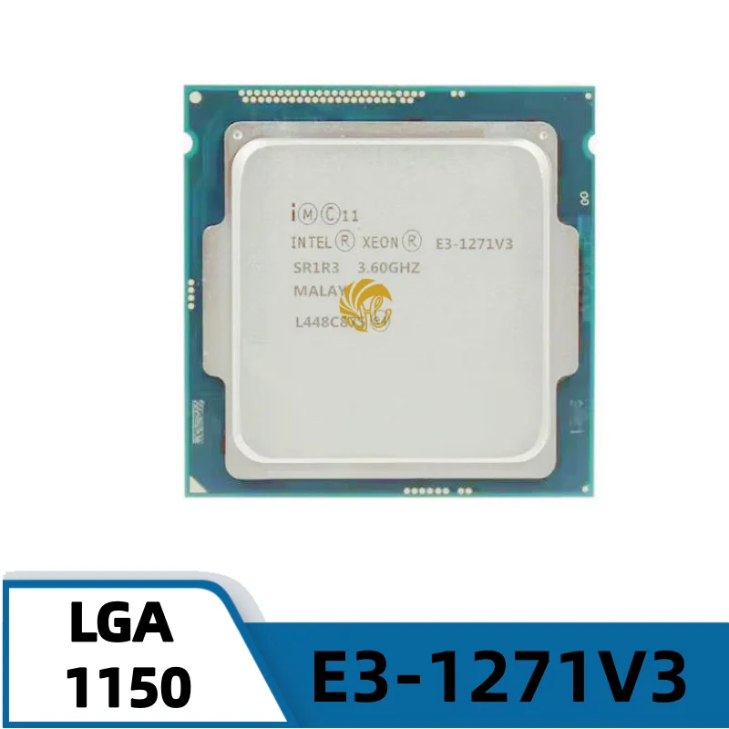 

Intel Xeon E3-1271V3 3.6 GHz Quad-Core Eight-Thread CPU L2=1M L3=8M 80W LGA 1150 E3 1271 V3 E3 1271v3