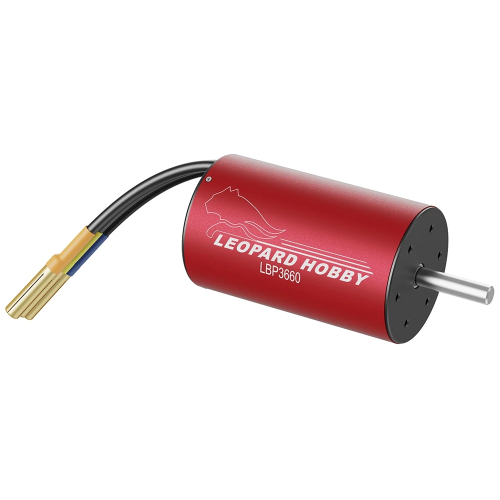 Leopard Hobby 3660 5.0mm Shaft 2700kv 3180kv 3800kv 4650kv Waterproof Brushless Motor For 1:10 Rc Car Axial Traxxas Slash Wltoys