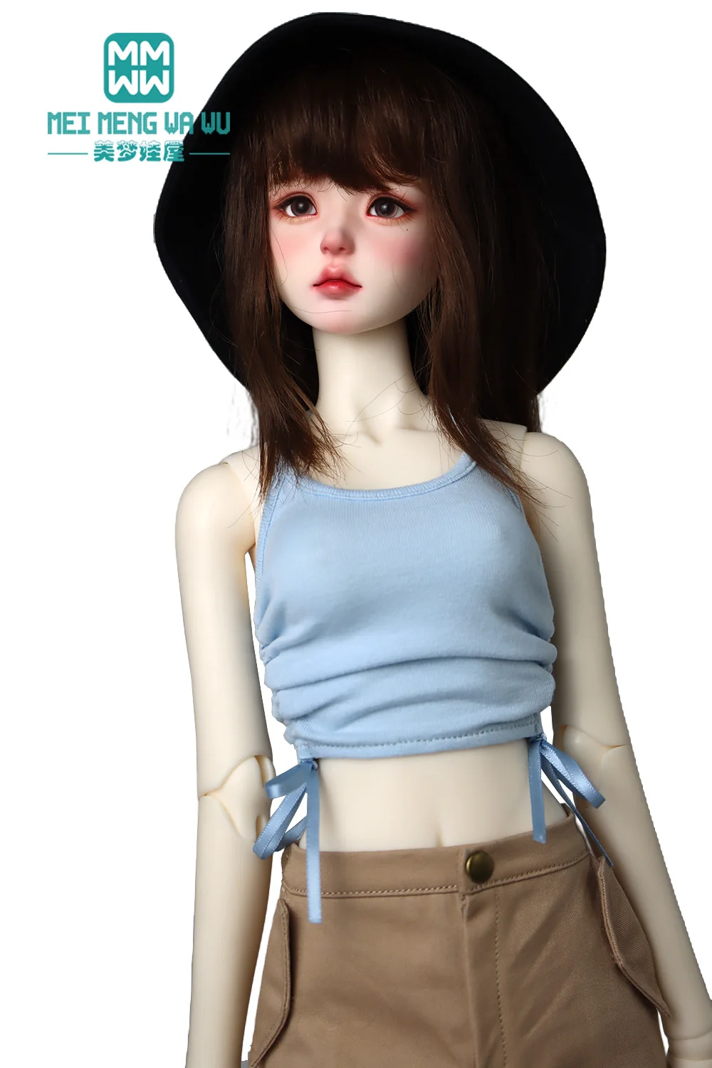 1/4 1/3 BJD Doll SD DD toy ball joint doll accessories Stylish drawstring camisole Girl Gift