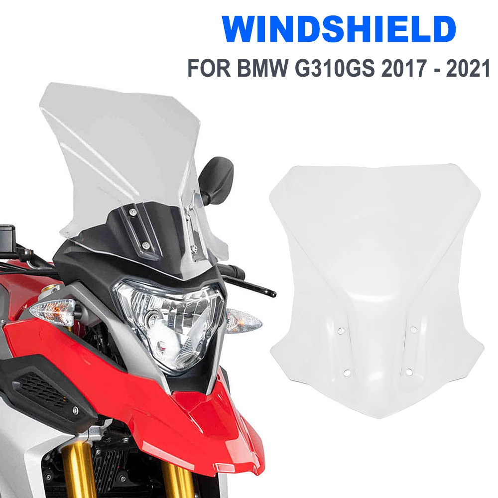 

Motorcycle Windshield For BMW G310GS G310 G 310 GS 2017-2021 Wind Screen Shield Deflector Cover Protector Windscreen 2018 2019