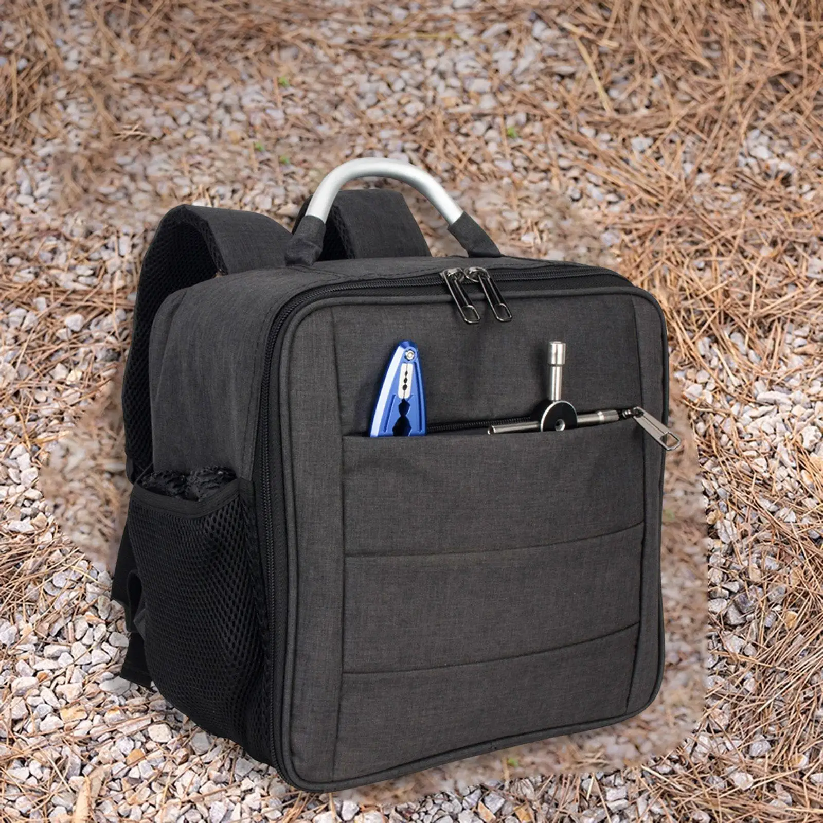 1/18 RC Model Car Backpack, Multi pocket, Professional Practical, Storage Bag, Portable, Carrying for TRX4-m Bronco