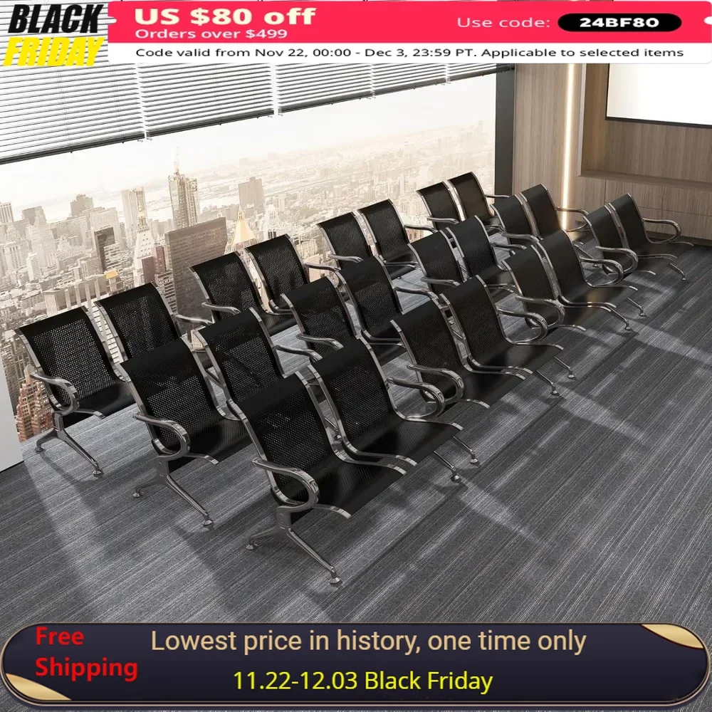 Airport Hospitality Chair,Waiting Chair,Waiting Room Chairs with Armrests,Reception Bench,Lobby Chair,Waiting Bench