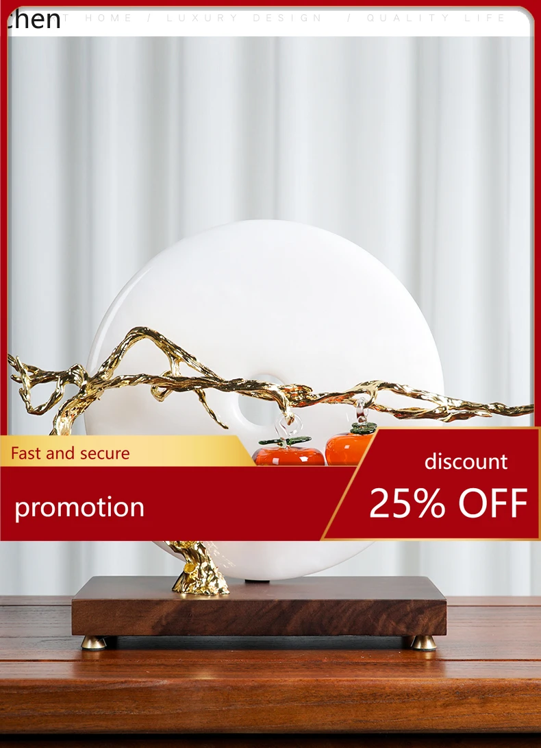 

HT Persimmon Ornaments Decorations Office Hotel Housewarming Gifts