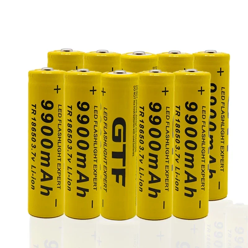 2023 Original 18650 battery 3.7V 9900mAh rechargeable lithium ion battery for LED flashlight hot new high quality batteries NEW