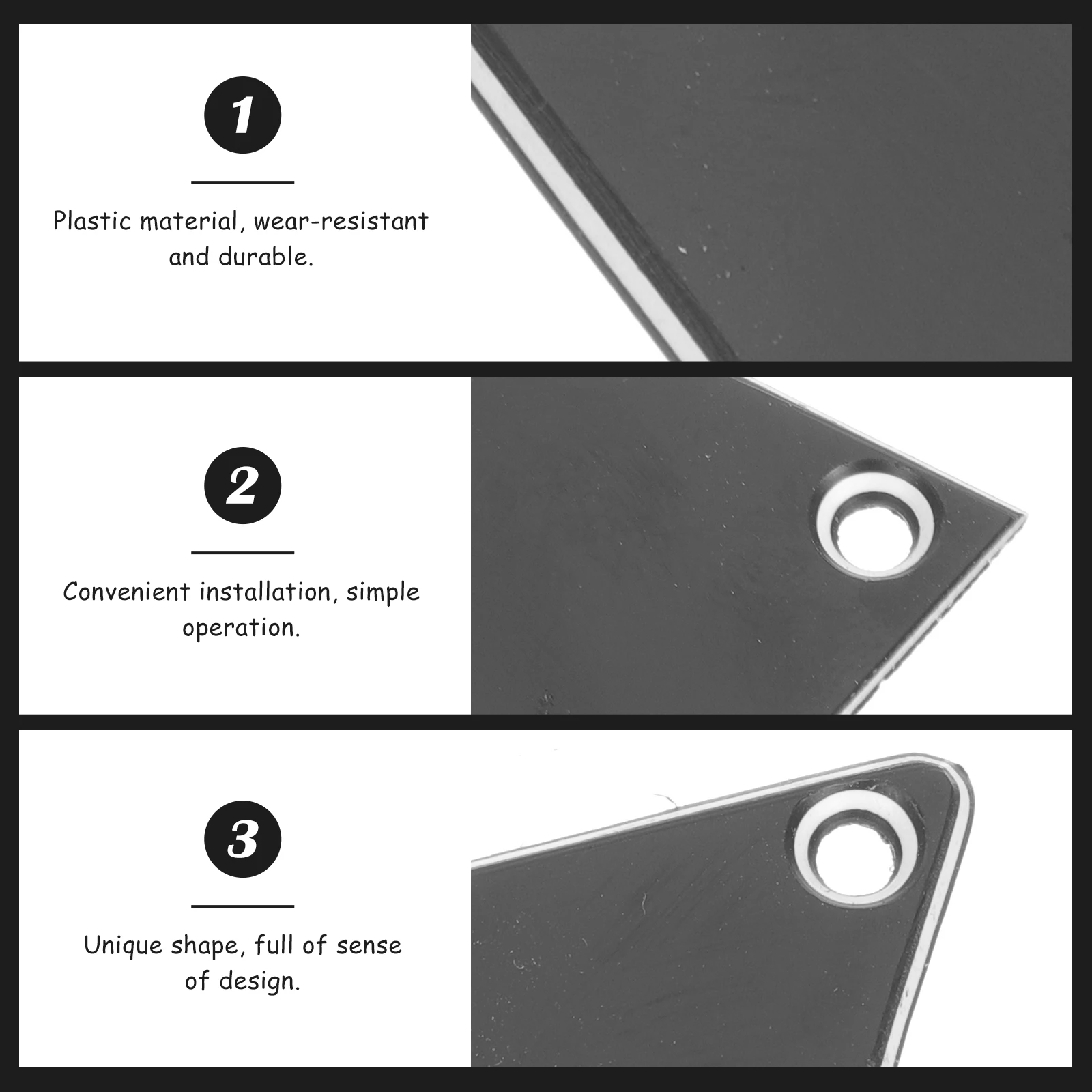 

4Pcs Premium Plastic Guitar Truss Rod Covers Replacement for Electric Guitar Bass Repair Accessories Truss Rod Covers