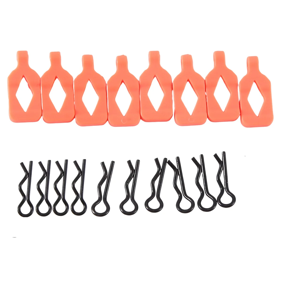 10Pcs Body Clip Retainer Shell Fixed Buckle Lock AXI206000 for Axial SCX24 TRX4M 1/18 1/24 RC Crawler Car Parts, 3