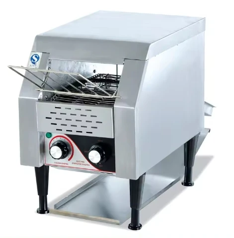 Restaurant Hotel Sandwich Toaster Baker Maker Electric Conveyor Toast Bread Stainless Steel  Small Burger