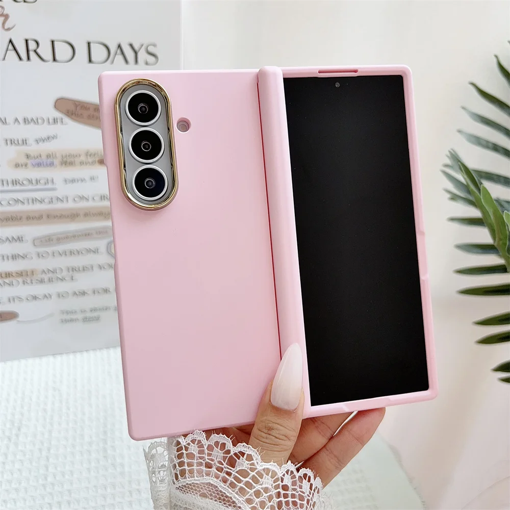 Luxury for MagSafe Hinged Protection Phone Case for Samsung Galaxy Z Fold 8 Ultra 7 6 5 ZFold8 Magnetic Wireless Charging Cover