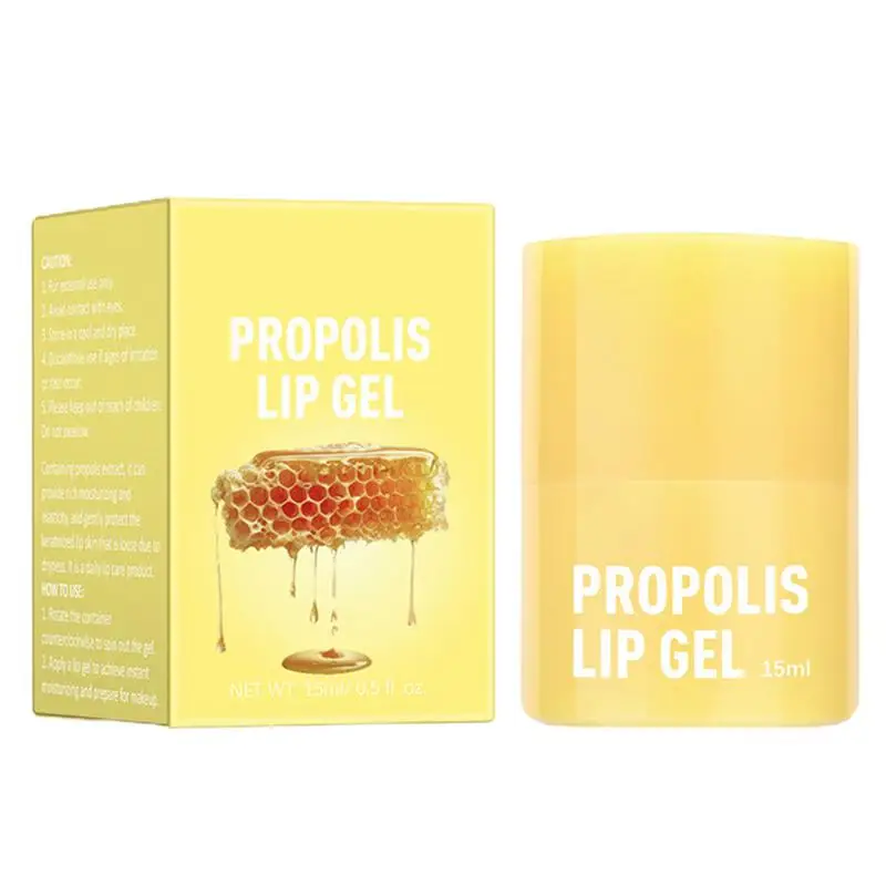 Honey Lip Butter Propolis Lipcerin Hydrating Lip Balm & Mask 12hrs Long-lasting Moisture Gentle Dispenser Exfoliation Twist Kore