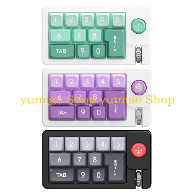 587B Professional Mechanical Gaming Keyboard with Joystick Control and Customization Customizable Keypads 12Keys