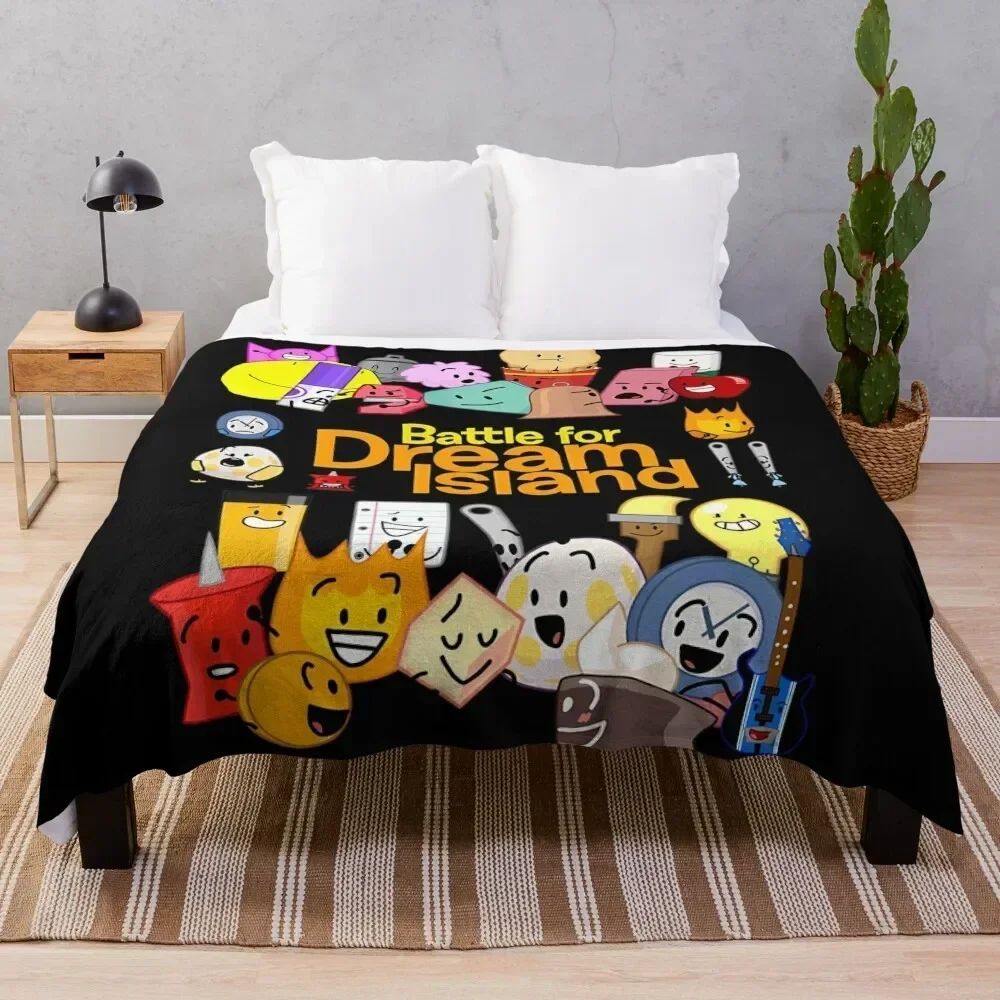 

Battle For Dream Island Throw Blanket Fluffy Cozy Throw Blanket for Home Decor