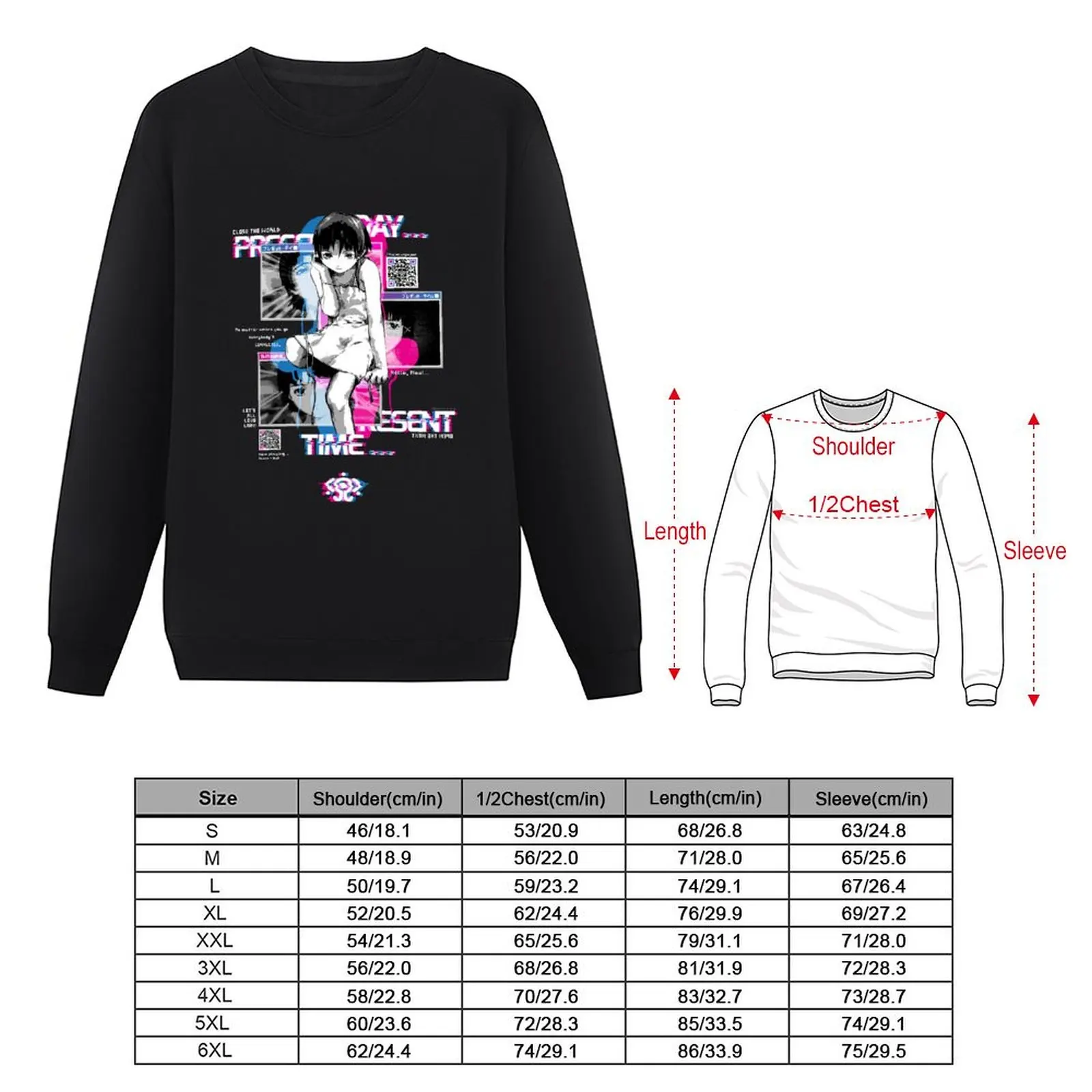 [QR] Lain Windows Sweatshirt men's winter sweater men clothes hooded shirt new in hoodies & sweat-shirt