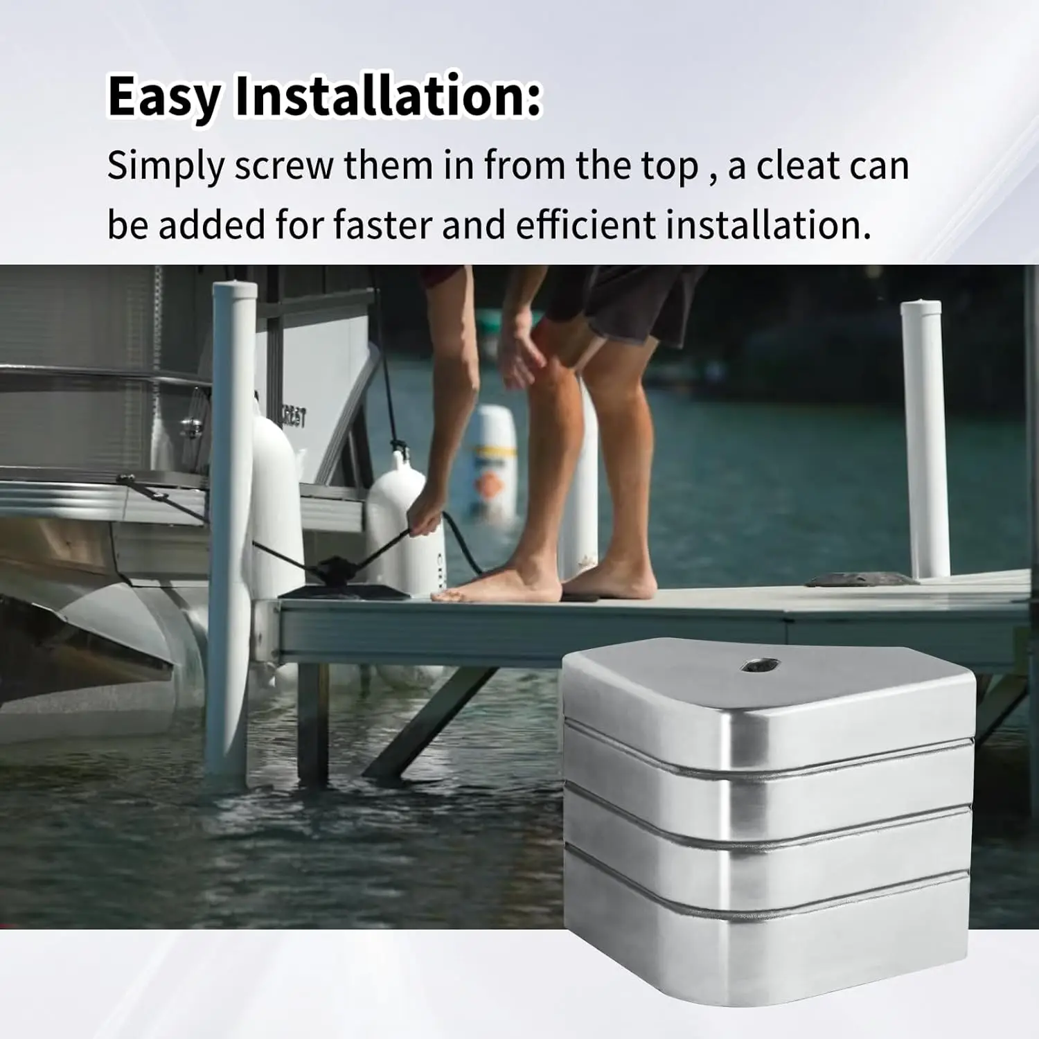 Pontoon Boat Corner Caps Heavy Duty Aluminum Boat Corner Caps 90 Degree Rounded Deck Hardware For Home Users Professionals