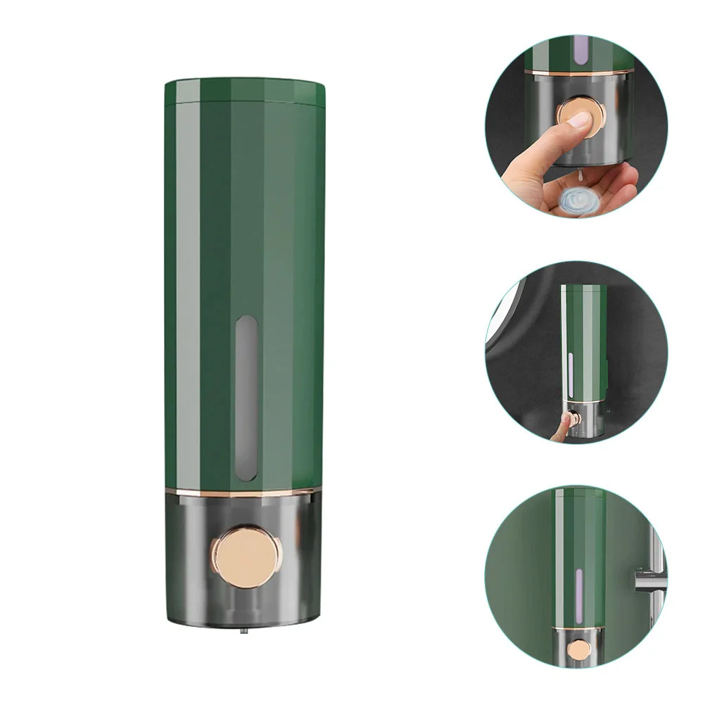 

Wall Mounted Shampoo Container Transparent Soap Large Capacity Lightweight Easy Press Modern Design Bathroom Kitchen