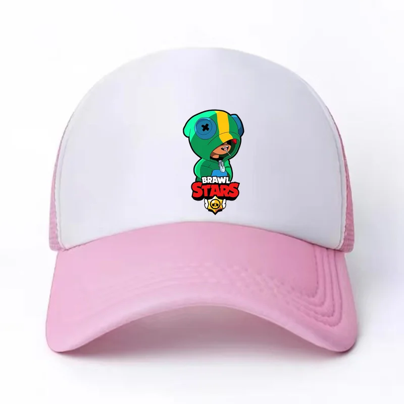 Bambini studente adolescente visiera 58CM ragazzi ragazze sport pescatore berretto da Baseball 6-15Y giochi Anime stampato bellezza ragazze moda cappello Casual