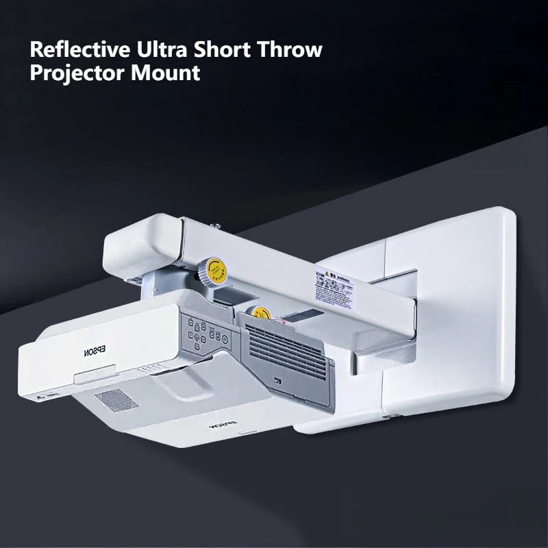 Reflective Ultra Short Throw Projector Mount Wall Brakcet MAX 25KG UST Projector Stand for Epson,Sony,BenQ,JMGO O2ultra,Hisense