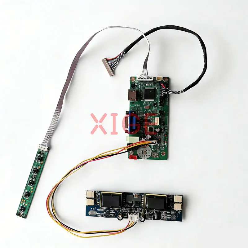 

Для FLC43XWC8V NL12876BC26 NA19026 LQ170K1LW01 комплект платы контроллера ЖК-матрицы DIY 1280*768 1280x768 4-CCFL LVDS 20-контактный HDMI + VGA
