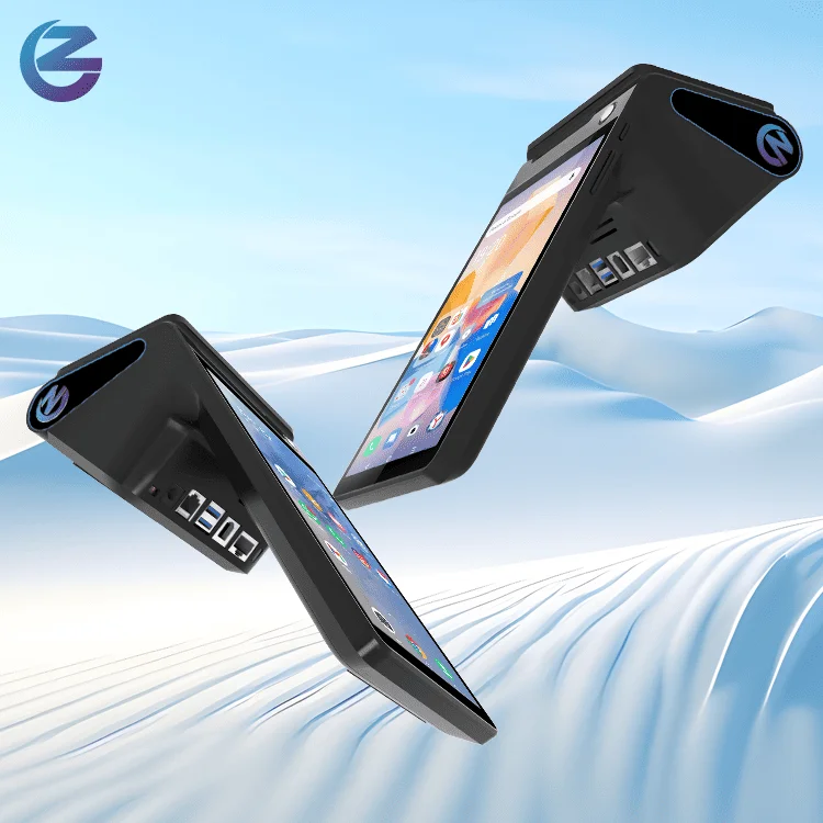 Z108 Android 14.0 8 Inch Pos Handheld All In One Scanner Terminal PDA Mini PC Pos Printer Receipt Machine Pos
