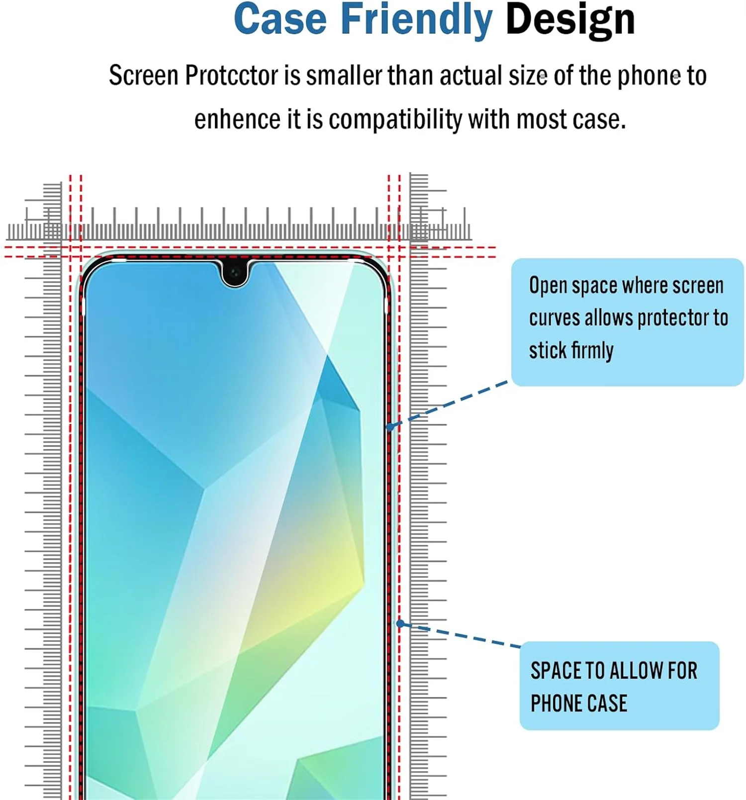

Protective Tempered Glass film For Samsung Galaxy A16 4G/5G Screen Protector
